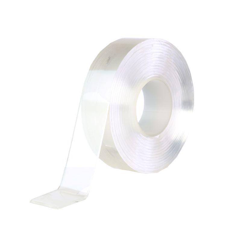 Enhanced Nano Double-Sided Seamless Acrylic Tape - Large, Transparent, Waterproof, Strong Adhesion.
