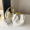 Hand-held Fashionable Pleated Bag, Niche and Simple Casual Shoulder Bag, Hand Strap Bag