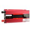 Red Power Inverter Modified Sine Wave 12V 24V To 220V Car Converter with Universal Outlet USB Charging Port LCD Display