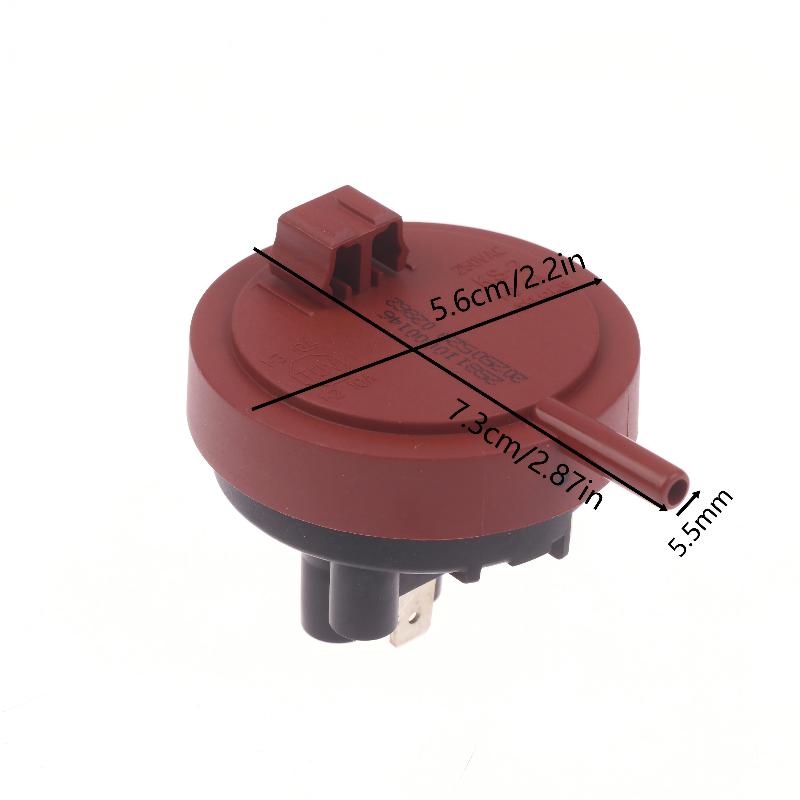 1/2Pcs 250Vac Ks-2 1-6 2A Washing Machine Water Level Switch Sensor Washer Pressure Switch Controller