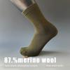 87% Merino Wool Socks for Men and Women, Outdoor Hiking Sports Mid-Calf Running Socks, Run Pro