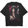 Naruto Itachi Uchiha T-Shirt Men Summer Anime Sharingan Crow Graphic Tee Japanese Manga Streetwear Short Sleeve Top