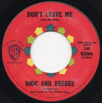 7-Zoll Schallplatte DICK & DEE DEE - Dreh dich um 5393 Warner Bros. Re 1963 US Pop Gebraucht