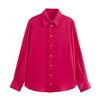 Fashion Style 2024 Fall and Winter New Women's Clothing Easiest for Match Gold Breasted Long Sleeve Lapel Drape Shirt 7969242