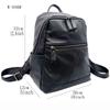 Lederrucksack Damen Schwarz First Layer Rindsleder Damenrucksack Trendy Fashion Vielseitige Weiche Leder Damentasche