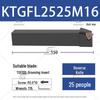 CNC External Shallow Groove Tool Holder KTGFR/KTGFL 1212H16/1616H16/2020K16