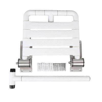 Foldable Shower Seat Water Proof Multifunctional Wall Mounted Shower Bench for Bathroom