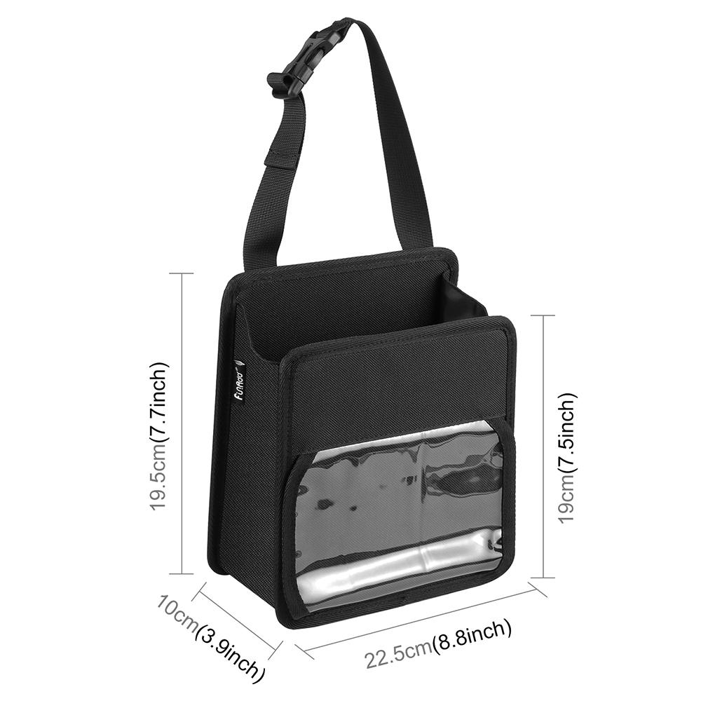 Multifunctional Folding Storage Box Bag Car Rear Seat Garbage Bin Portable Car Back Seat Hook Storage Box