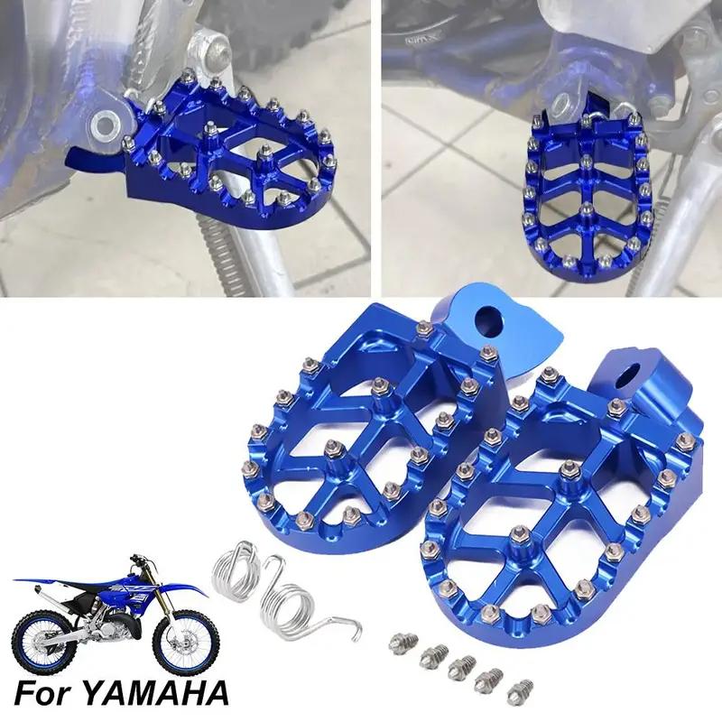Motorcycle CNC Foot Pegs Rests Footpegs Footrests For Yamaha YZ65 YZ85 YZ125 YZ250 YZ 65 85 125 250 250F 125X 450F WR 250F 450F