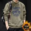 Men's Heavyweight American Style Round Neck Long Sleeve Loose Hoodie for Spring and Autumn