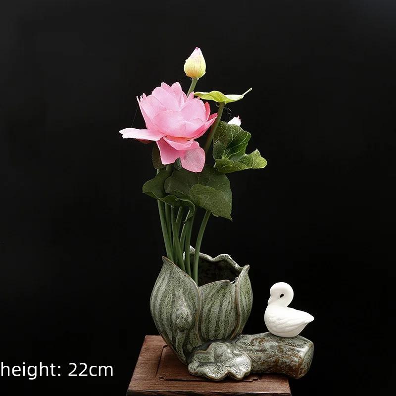 onigiri bento Sashimi Plate dish tray Decorative vase with flowers Sushi shop hotel Restaurant sea food decorations tree flower