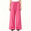 Fleece Women's Pants Solid Color Casual Versatile Wide-footed Pants Sweatpants Loose Outer Trousers