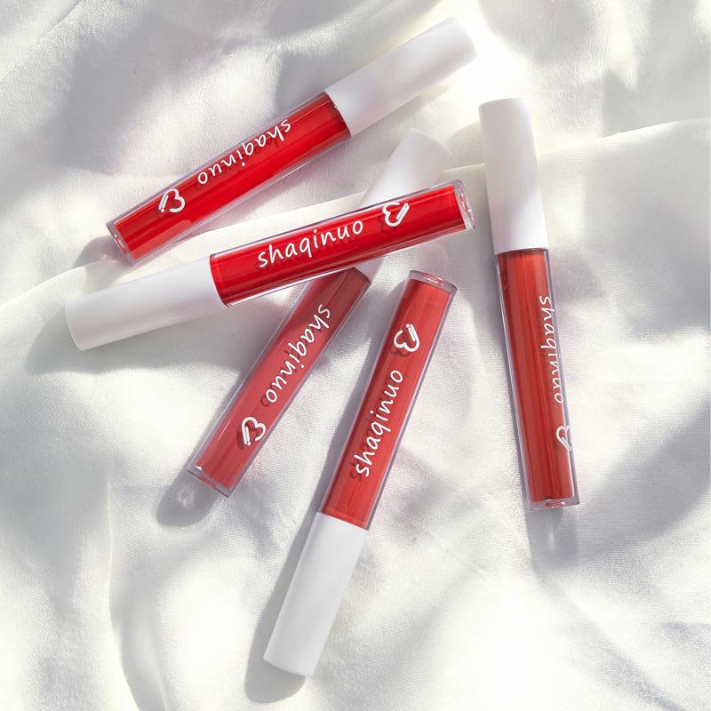 5 шт./компл. цветной блеск для губ с улыбкой, матовая помада с матовой ...