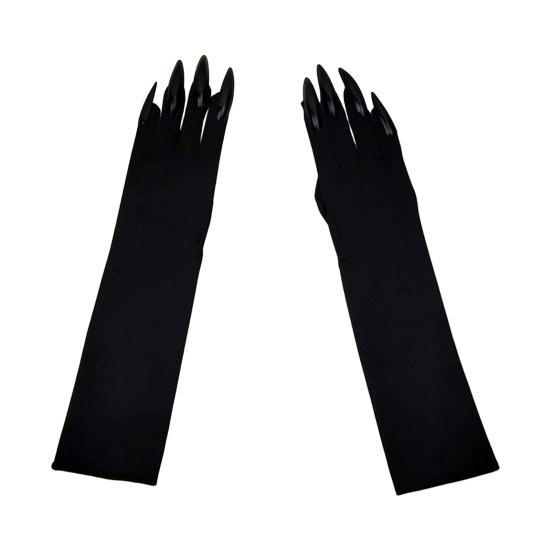 Halloween Long Finger Claw Gloves Adults Paw Gloves with Long
