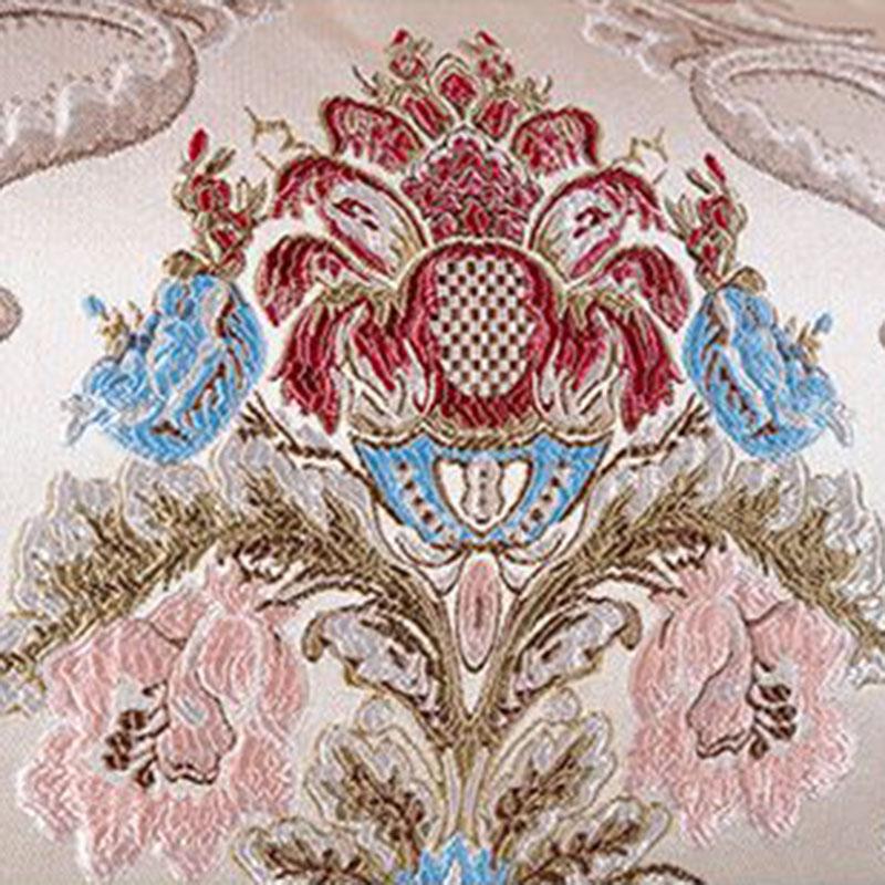 Jacquard Throw Pillowcase European Single Sofa Cushion Embroidered Rectangular Living Room Sofa Back Pillow Covers
