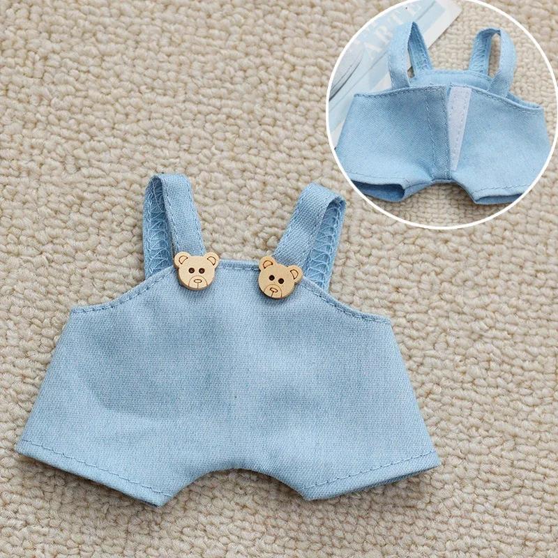 Mini Doll'S Clothes Outfit Accessories For Korea Kpop Exo 15-17cm Labubu Idol V1 V2 Pocket overalls Clothing Gift