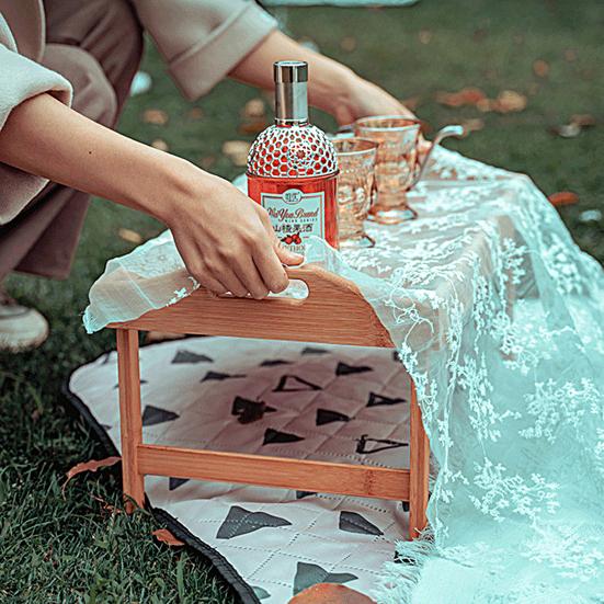 

Складной стол, многофункциональный прочный подшипник с ручкой, туристический стол из натурального бамбука высокой твердости для улицы