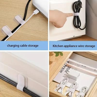 20/40/60PCS Organisateur de Câbles Enrouleur de Fils Protecteur de Gestion de Câbles USB pour Attaches de Fils Accessoires de Téléphone Organizador Cables