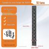 No-Installation, Drill-Free Window Exhaust Fan for Bedroom Ventilation