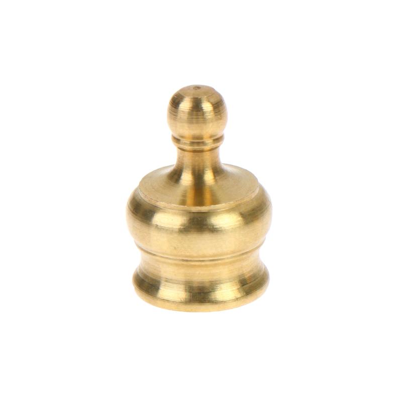 2 Sets Solid Brass Lamp Shade Screw Cap Nuts with Reducing Adapter Heavy Duty for Home DIY Lighting Projects Lamp Repair Parts