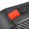 Waterproof frame-mounted bicycle bag with webbing, 1l - black