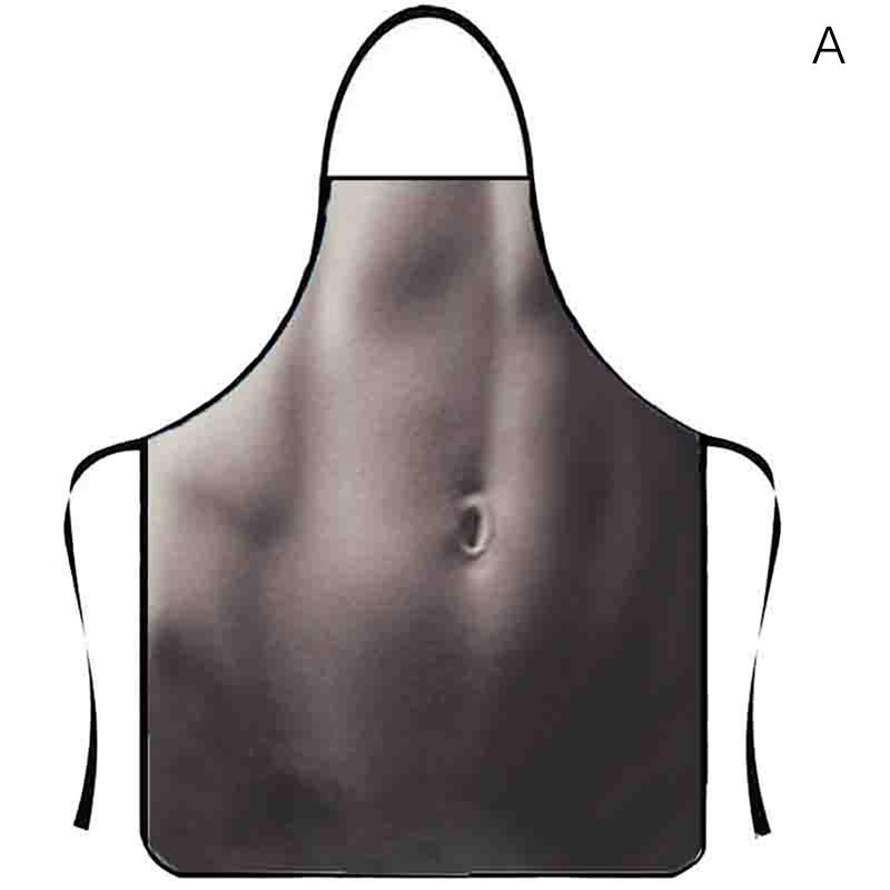 Muscle Man Sexy Woman Funny Kitchen Aprons For Woman Home Decoration Gifts