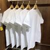 Tshirt With Round Neck Short Sleeve Cotton Thick Fabric For Men And Women