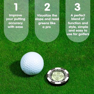Magnetic Golf Green Reader High-Precision Compact Size Lightweight Portable Bubble Level Golf Putting