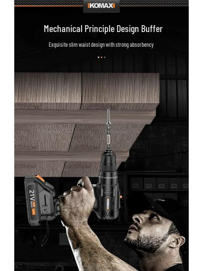 Tungsten Steel Magnetic Ring Electric Screwdriver Set with High Hardness, Non-slip, and Phillips Bits