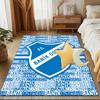 Banik Ostrava Crest Emblem Rug Game Carpet, Floor Mat for Bedroom Living Room Entryway Rug, Home Decor Idea Gift for Christmas birthday