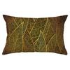 Black Gold Plant Series Waist Pillowcase Peach Skin Printed Sofa Pillowcase Home Fabric Supplies Pillowcase