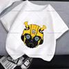 Transformers Kid Clothes Girl Boy Summer TShirt Baby Combination Tees Shirts Kawaii Kid Casual Clothes Girl Boys Harajuku Tops