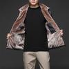 Herbst und Winter Neue Manteljacke Herren Samt Verdickter Warmer Baumwollmantel Trendy Mantel Stehkragen Businessjacke