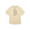 New MLB T Shirt Unisex Beige Yellow 3ABS03014-43BGS