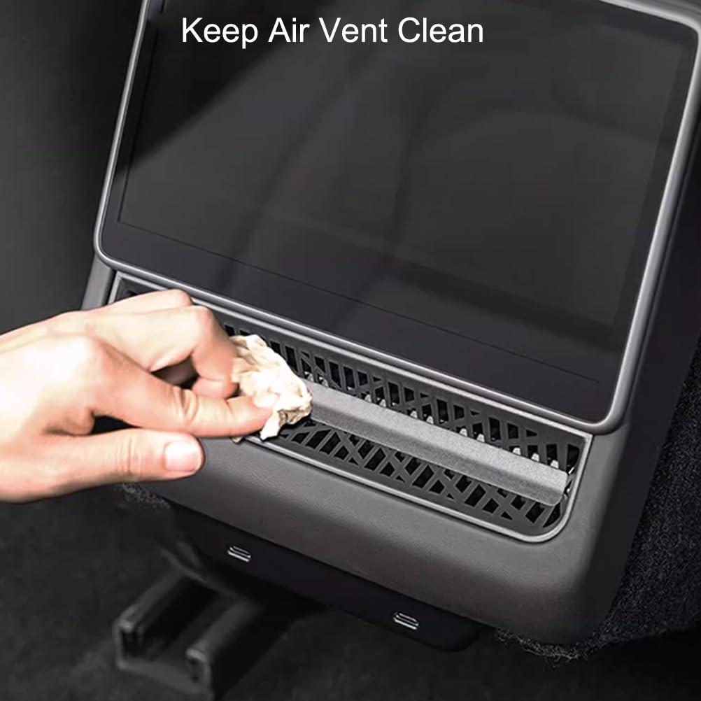 For 2026 2026 Tesla Model 3 Y Juniper Rear Condition Air Vent Outlet Cover Air Flow Vent Protective Grille Grill Car Accessories