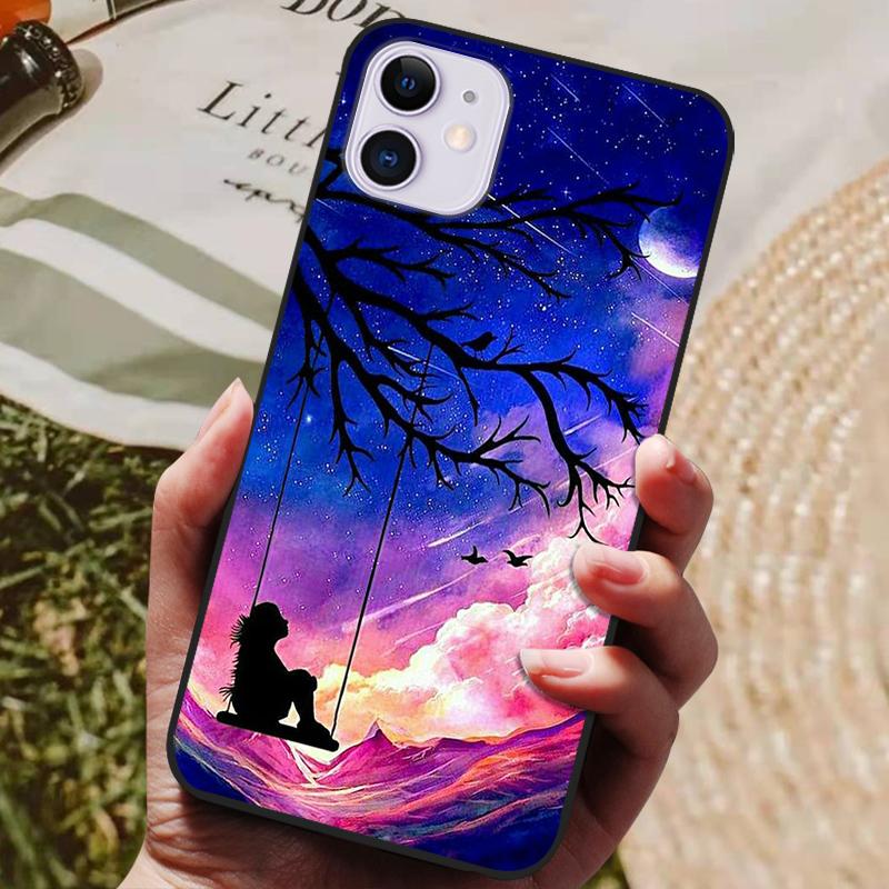 For Apple iPhone 12 pro max Case Silicon Back Cover Phone Case For iPhone 12 Mini pro Max 12Pro Soft Case luxury Fundas Cases