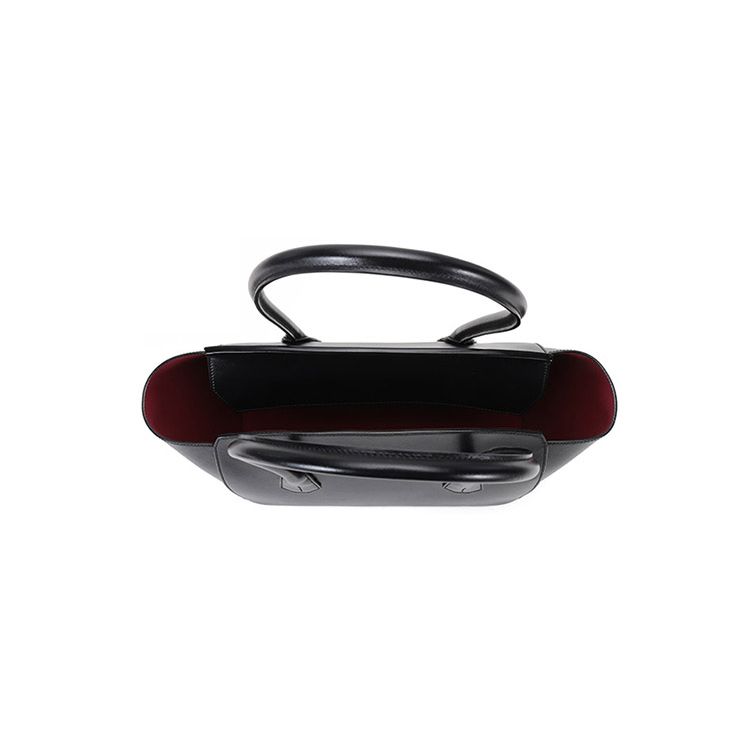 Bally Magnetic Closure Leather Handbag Women Handbags Black SANDAH-570
