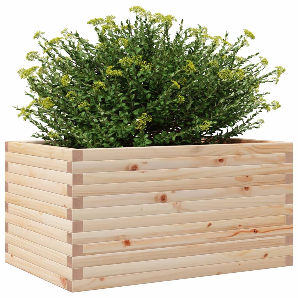 Plant Pot 90x60x46 Cm Solid Pine Wood
