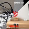 Non Wall Desktop Perforated Adhesive Data Cable Storage Bracket Home For