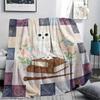 1 Pezzo Coperta in Flanella con Stampa Cartone Animato, Alta Qualità Confortevole per Tutte le Stagioni, Decorazione per la Casa, Calore e Comfort, Perfetta per Regalo di Natale Compleanno