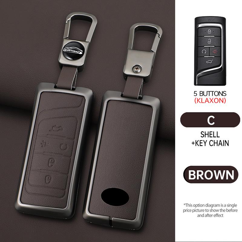 Metal Car Remote Key Case Cover Shell For Trumpchi Gac Gs4 Gm8 Ga3 Empow J11 J12 J13 J14 J15 J16 Gs8 Protector Accessories