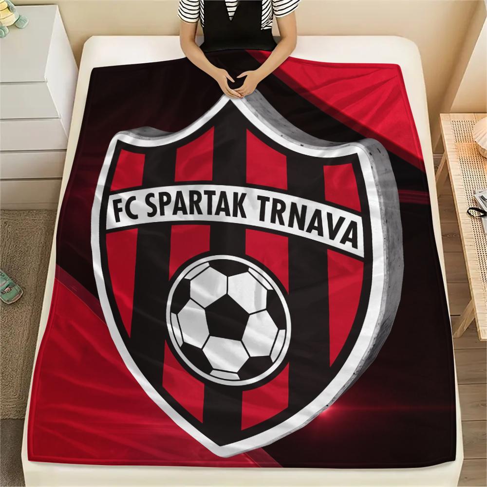 FC Spartak Trnava,pattern Flannel Blanket, High quality Comfortable for All Seasons, Home Decor, Warmth and Comfort, Perfect for Gifts.