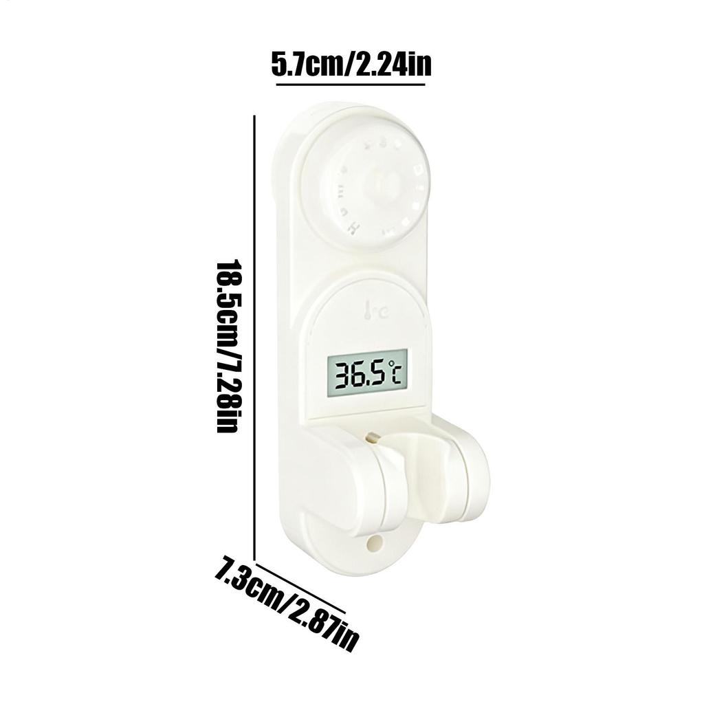 Držák na sprchovou hlavici Nastavitelný přísavný držák Sprchová tyč Nástěnný stojan Pro koupelnu Domácnost Obytný vůz Toaleta Byt Komerční