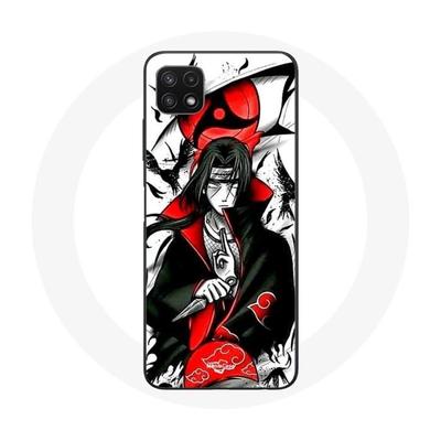 Pouzdro pro Samsung Galaxy A22 5G s motivem anime Naruto s Itachi Uchiha