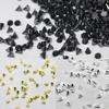 100/1000Pcs Punk Metal Rivet Nail Charms 1.5/2/3Mm Cone Black Silver Gold Studs Nail Jewels Decoration Diy Crafts Manicure