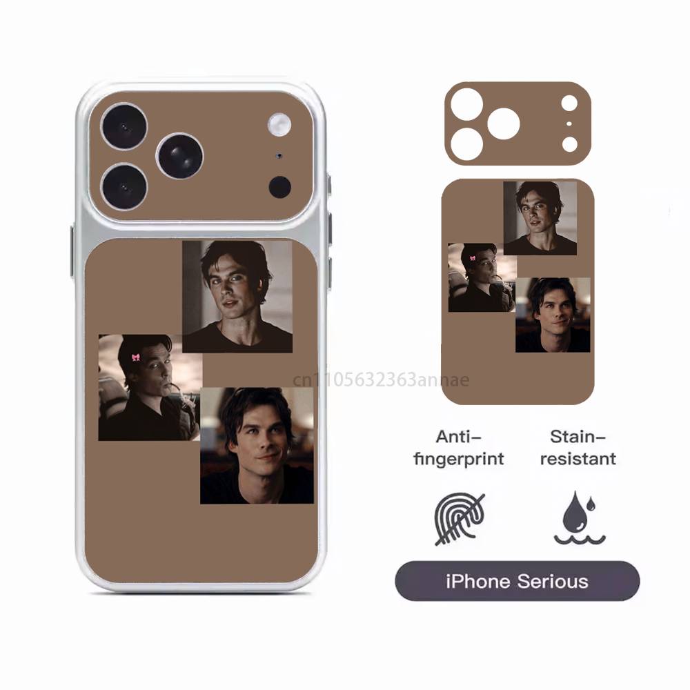 

I-Ian Joseph-S Somerhalder HD/Matte Full Coverage Films For iPhone 17 Pro Max 17 Pro iPhone17pro