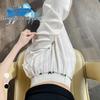 2026 Summer High Waist Jacquard Silk Wide Leg Pants with Sun Protection for Women