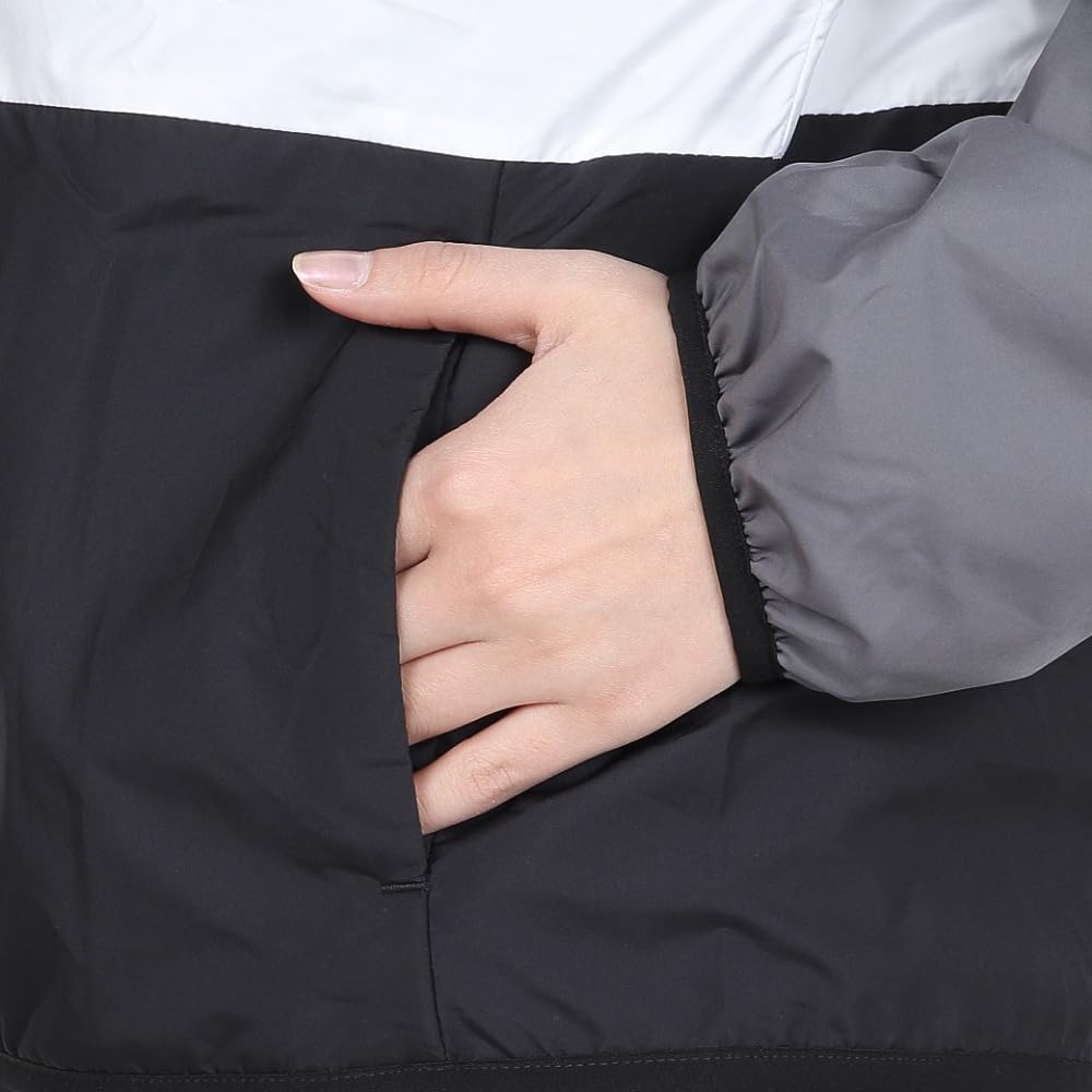 Adidas KTX57 Team Loose Fit Windbreaker Black Size L Women's Jacket, (JG3389),