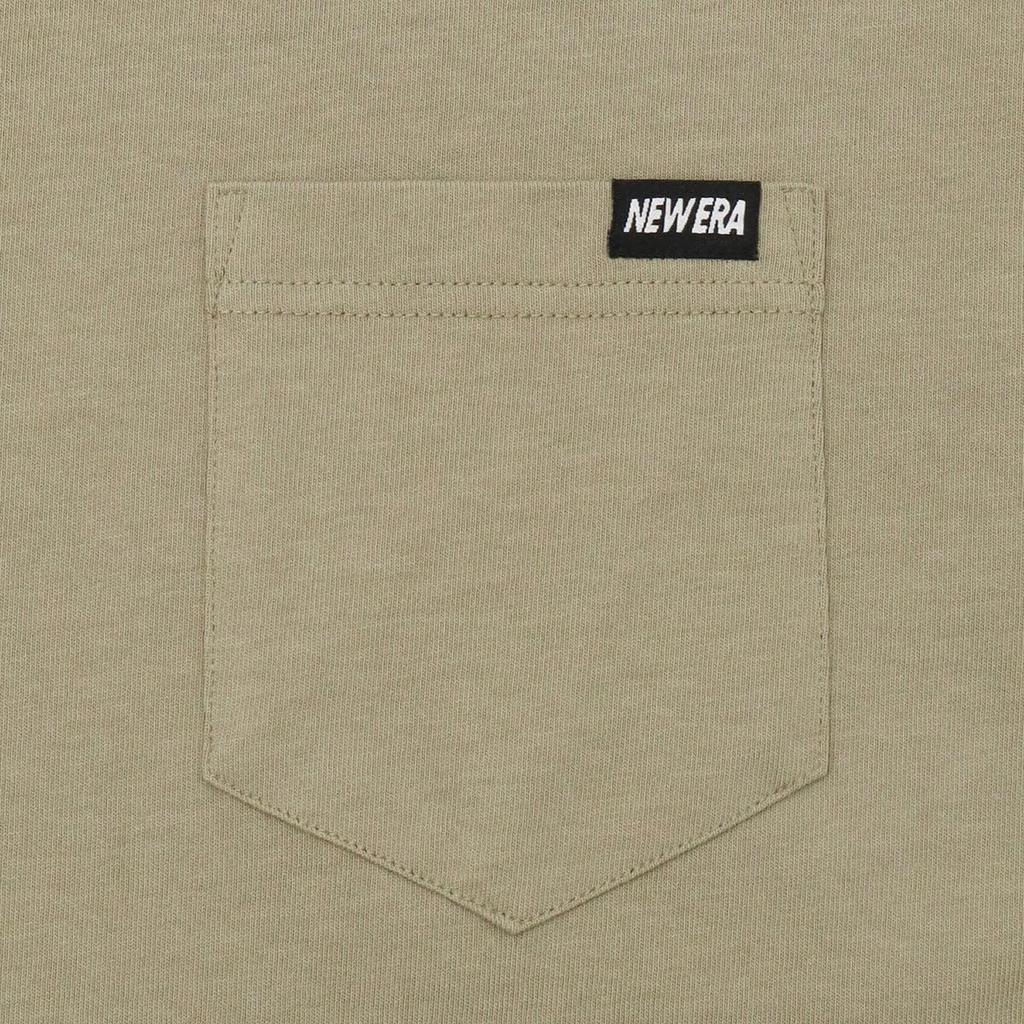 NEW ERA Short Sleeve Pocket Pebble M Cotton Pocket Tee Mini Brand Logo T-shirt S/S
