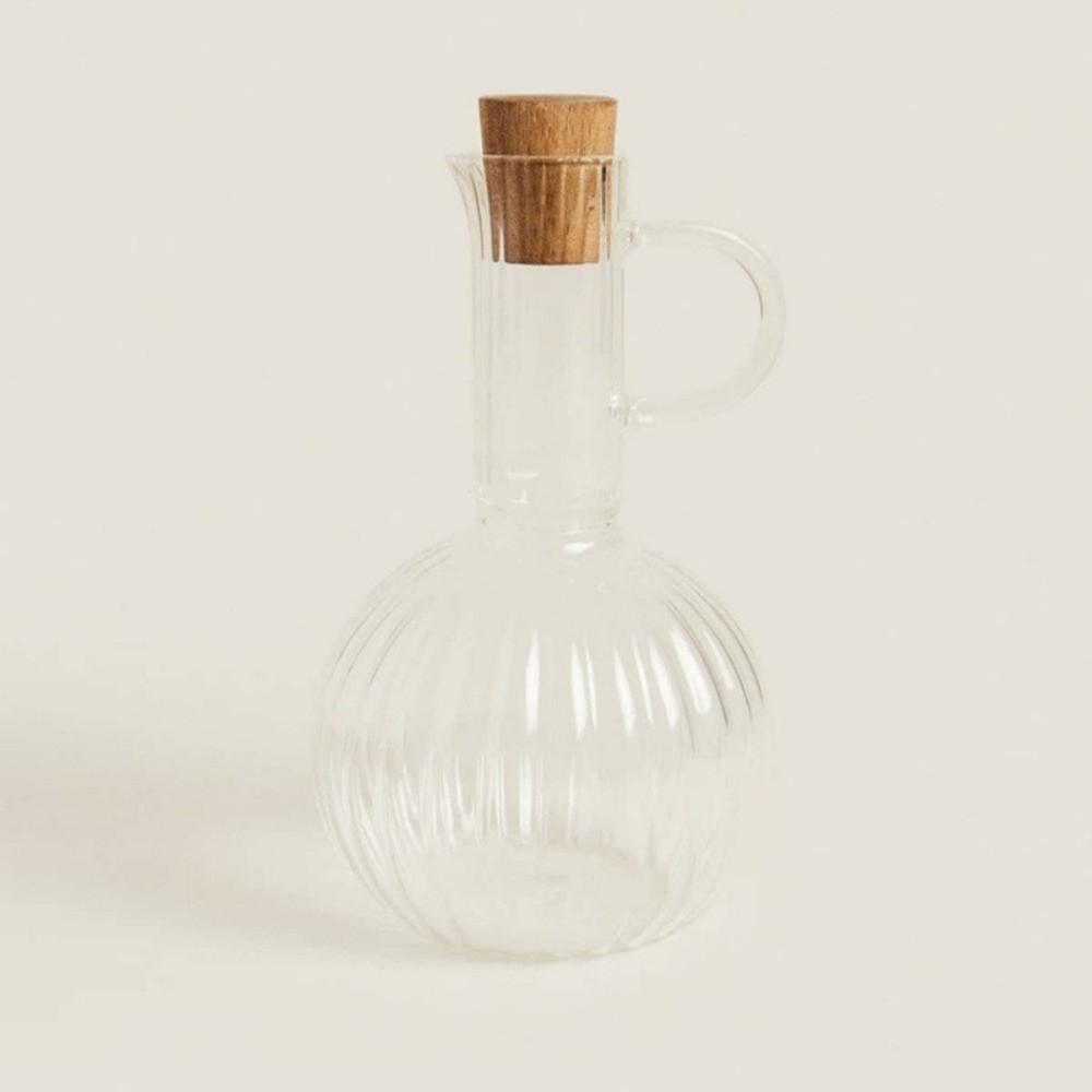 Wooden Stand Liquid Seasoning Bottle Sealed Storage Condiment Dispenser  Restaurant
